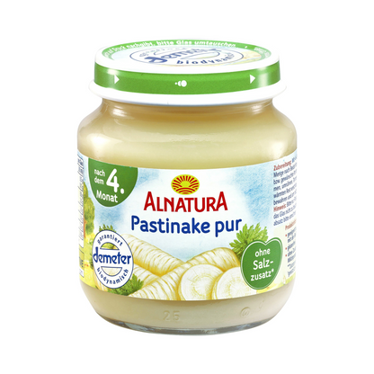 Demeter Alnatura Pastinake pur nach dem 4.Monat 125g foodpipe [Lebensmittel-Lieferservice Rostock]