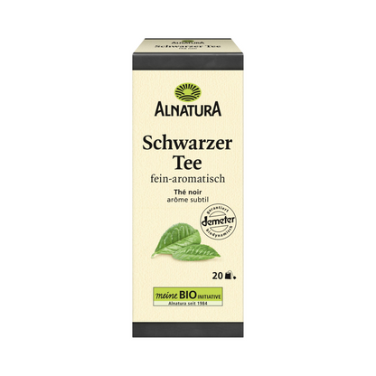 Demeter Alnatura Schwarzer Tee 20ST 35g foodpipe [Lebensmittel-Lieferservice Rostock]