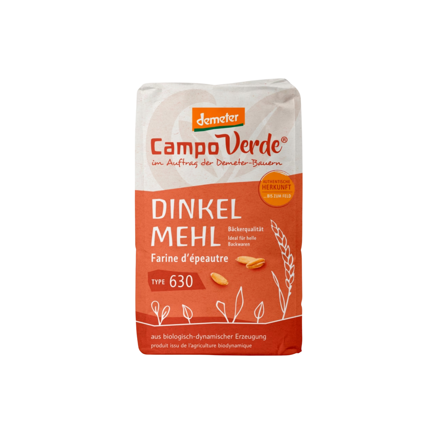 Demeter Campo Verde Dinkelmehl Type 630 1kg foodpipe [Lebensmittel-Lieferservice Rostock]