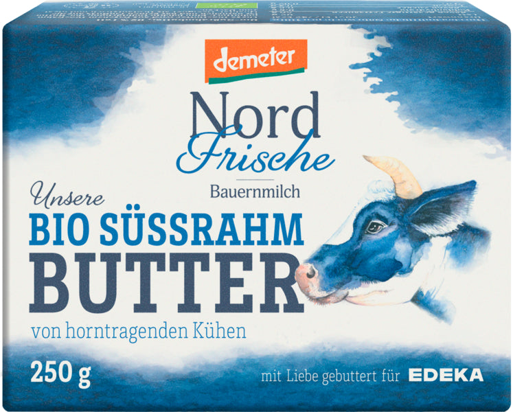 Demeter Nord Süßrahmbutter 250g foodpipe [Lebensmittel-Lieferservice Rostock]