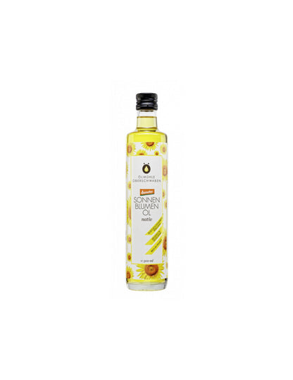 Demeter Ölmühle Sonnenblumenöl Linoleic nativ 500ml foodpipe [Lebensmittel-Lieferservice Rostock]