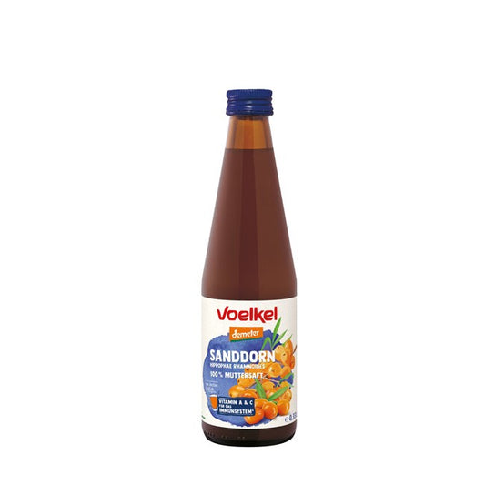 Demeter Voelkel Sanddornsaft 100% Muttersaft 0,33l MW foodpipe [Lebensmittel-Lieferservice Rostock]