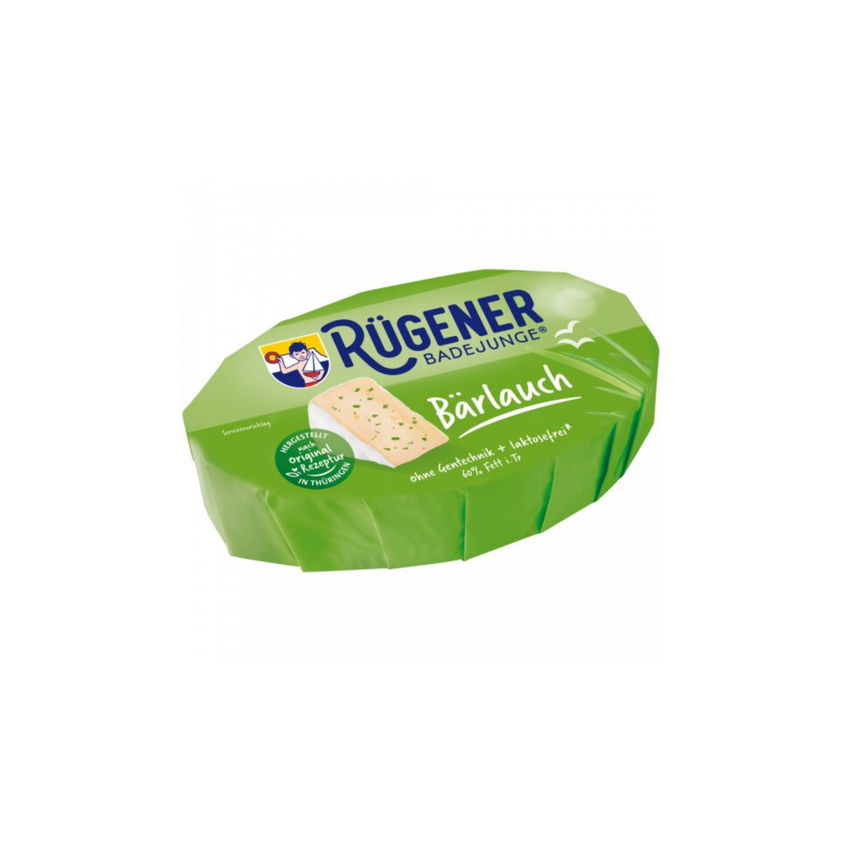 Rügener Rügener Badejunge Camembert der feine Bärlauch 60%Fett i.Tr.150g ...