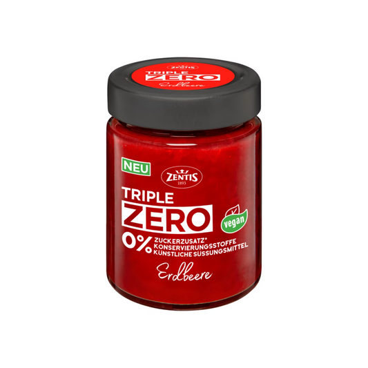 Zentis Triple Zero Fruchtaufstrich Erdbeere 185g