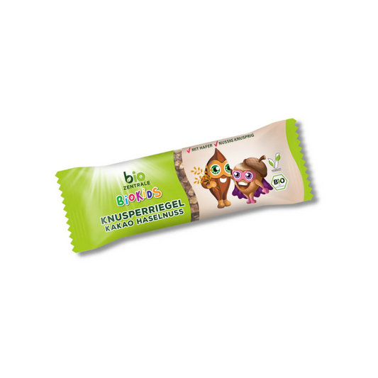 Bio Zentrale Kids Knusperriegel Kakao Haselnuss 25g