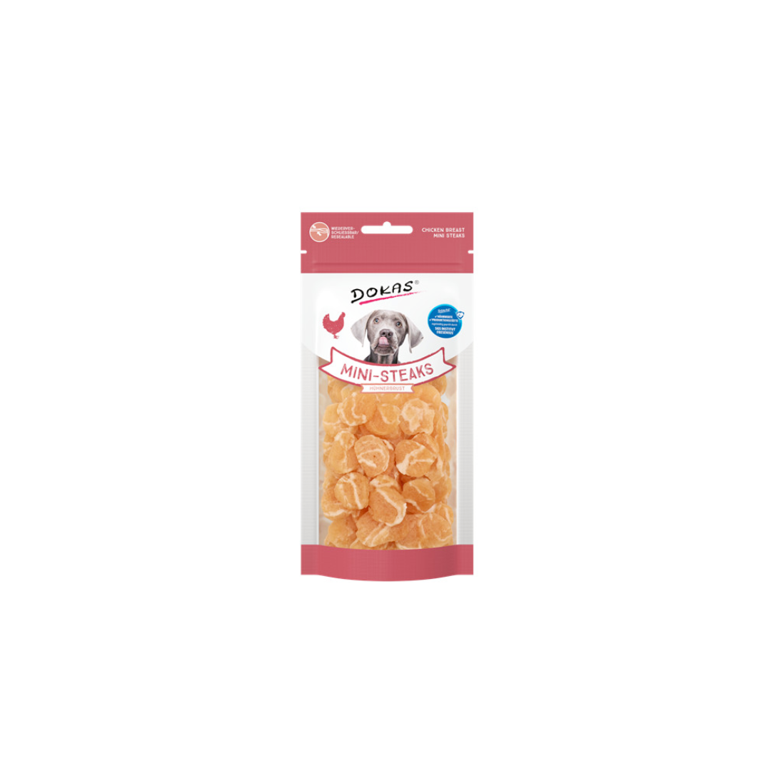 Dokas Mini Steaks Hühnerbrust 50g