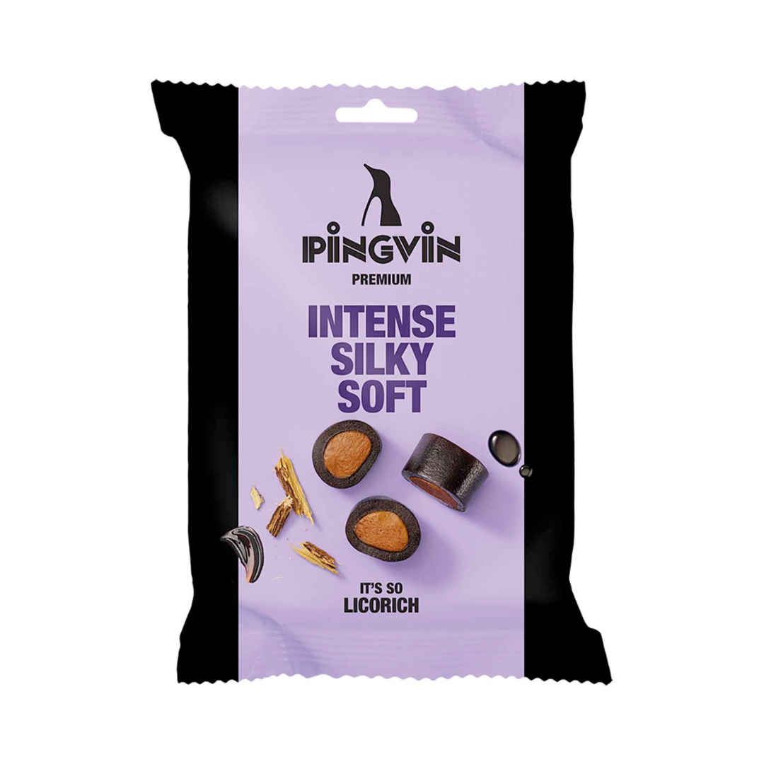Pingvin Lakritz Intense Silky Soft 90g