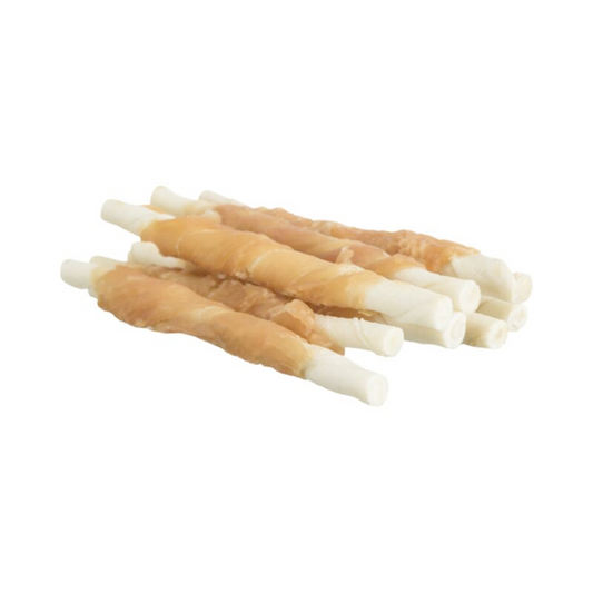 Jollypaw Chicken Chewing Roll lose 12cm 5×11g