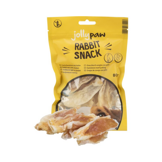 Jollypaw Rabbit Snack mit Huhn 80g