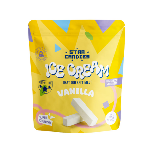 Star Candies Ice Cream Freeze dried Vanilla 16g