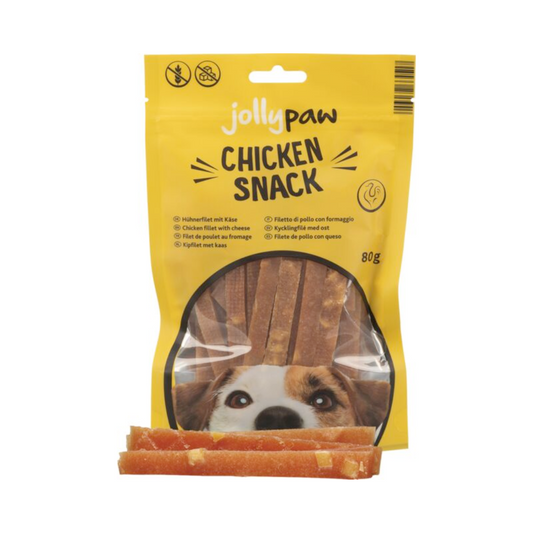 Jollypaw Chicken Snack mit Käse 80g