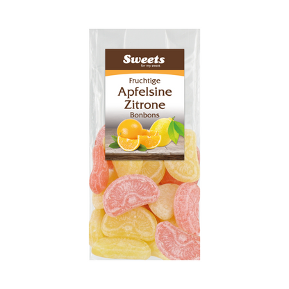 Odenwälder Marzipan Apfelsinen Zitronen Bonbons 125g
