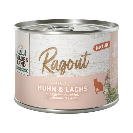 Wildes Land Ragout Huhn&Lachs 180g