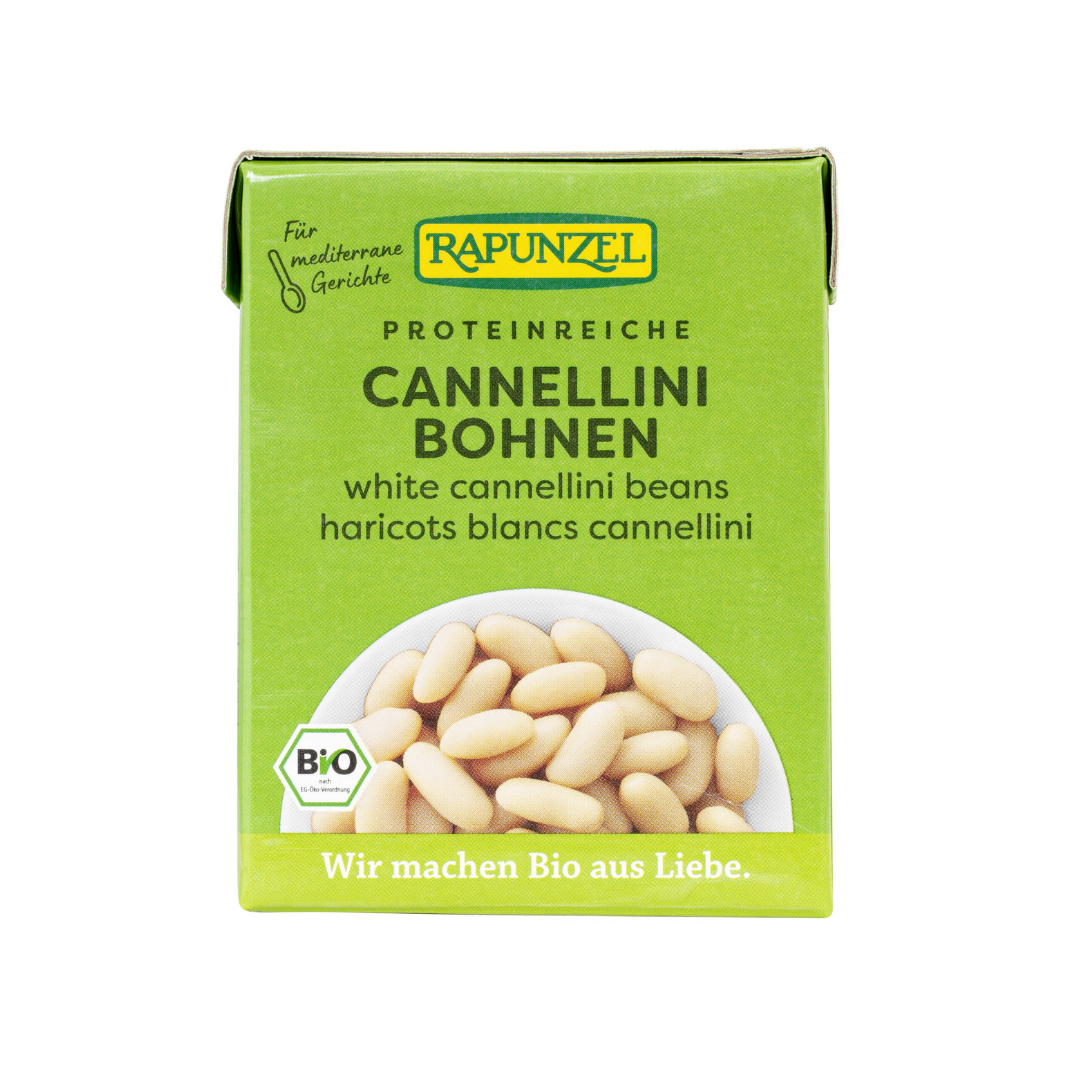 Bio Rapunzel Weiße Cannellini Bohnen 380g