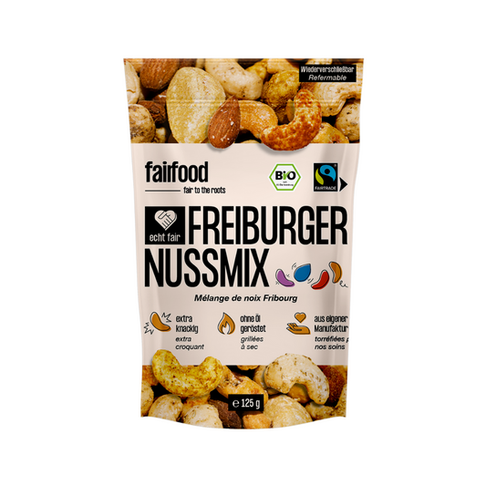 Bio Fairfood Freiburg Nussmix geröstet & bunt gewürzt 125g