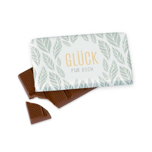 Geschenk für Dich Schokolade Blatt 40g