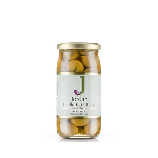 Jordan Chalkidiki Oliven ohne Kern 370g