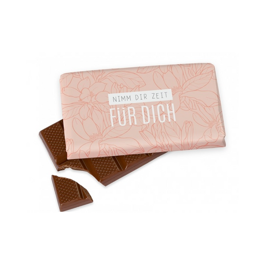Geschenk für Dich Schokolade Blüte 40g