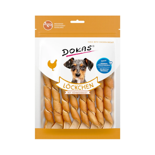 Dokas Löckchen mit Hühnerbrust 120g