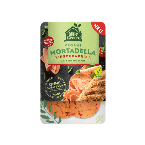 Billie Green Vegane Mortadella Kirschpaprika 92g