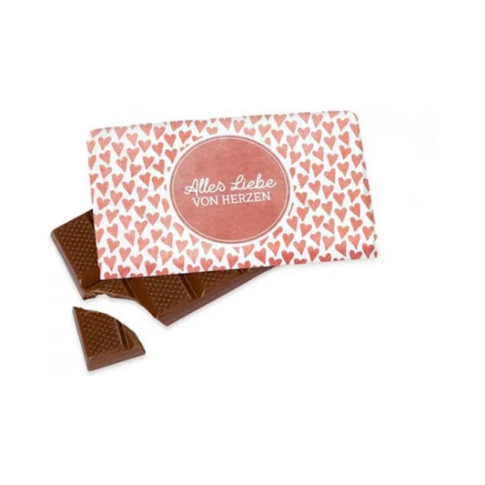 Geschenk für Dich Schokolade Herzen 40g