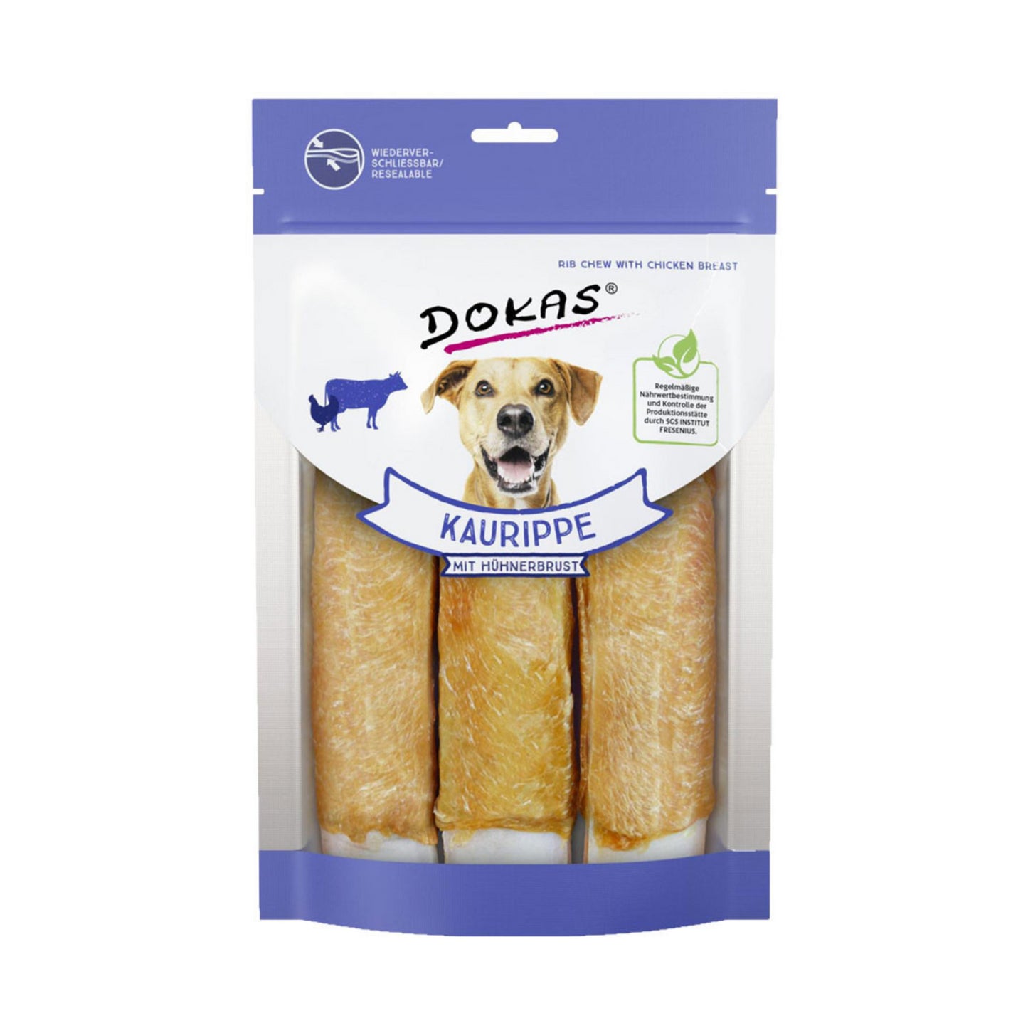 Dokas Kaurippe mit Hühnerbrust 3ST 210g foodpipe [Lebensmittel-Lieferservice Rostock]