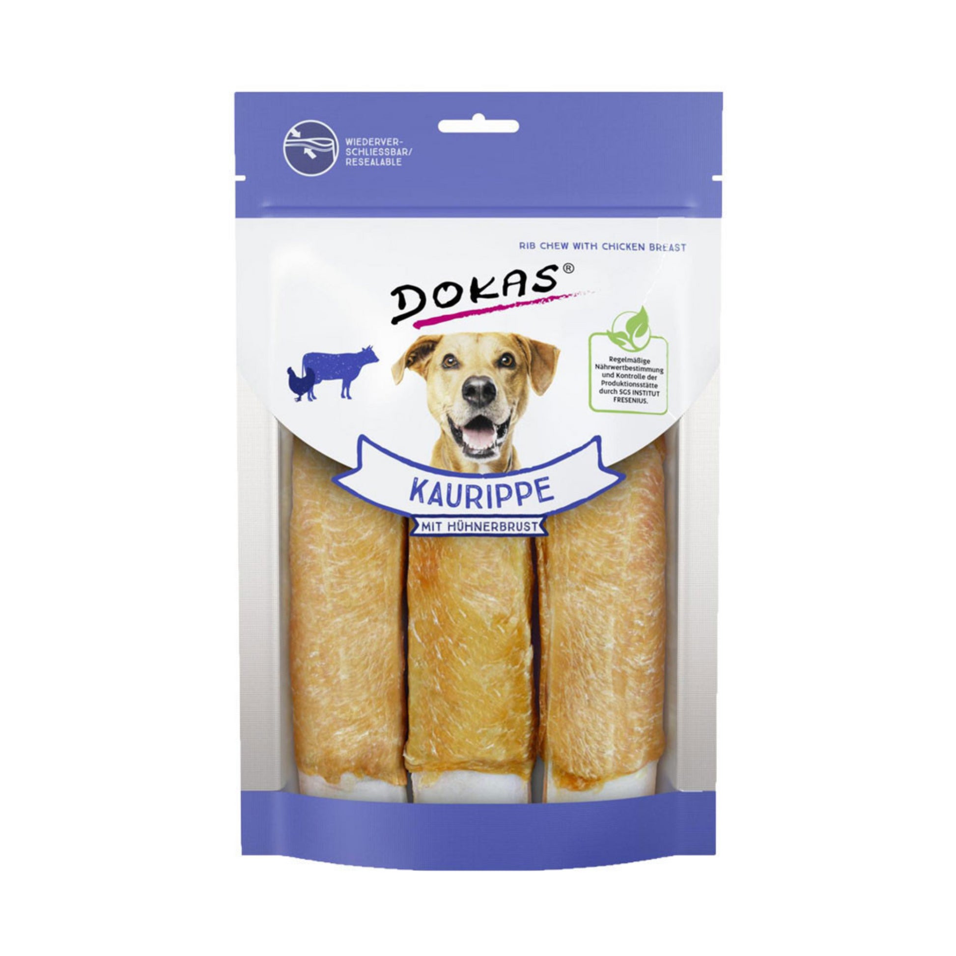 Dokas Kaurippe mit Hühnerbrust 3ST 210g foodpipe [Lebensmittel-Lieferservice Rostock]