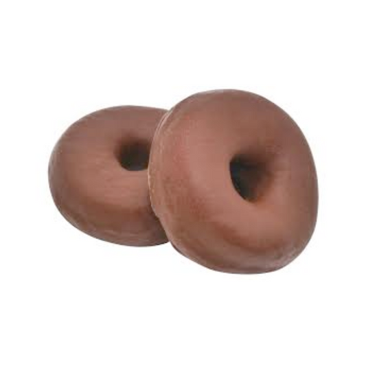 Donut mit dunkler Fettglasur BV