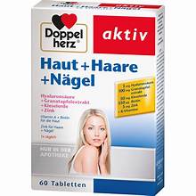 Doppelherz Haut+Haare+Nägel 30Tabletten 19,9g foodpipe [Lebensmittel-Lieferservice Rostock]