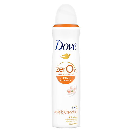 Dove Deo-Spray Rosenduft mit Zink-Komplex 0% Aluminiumsalze 150ml foodpipe [Lebensmittel-Lieferservice Rostock]