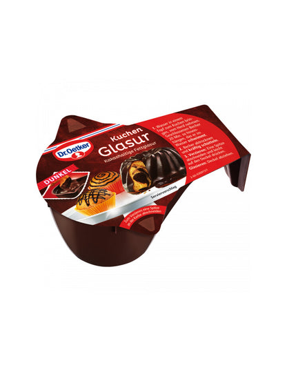 Dr.Oetker Becherglasur Dunkel 125g foodpipe [Lebensmittel-Lieferservice Rostock]