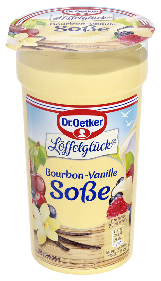 Dr.Oetker Bourbonvanille-Soße 250ml foodpipe [Lebensmittel-Lieferservice Rostock]