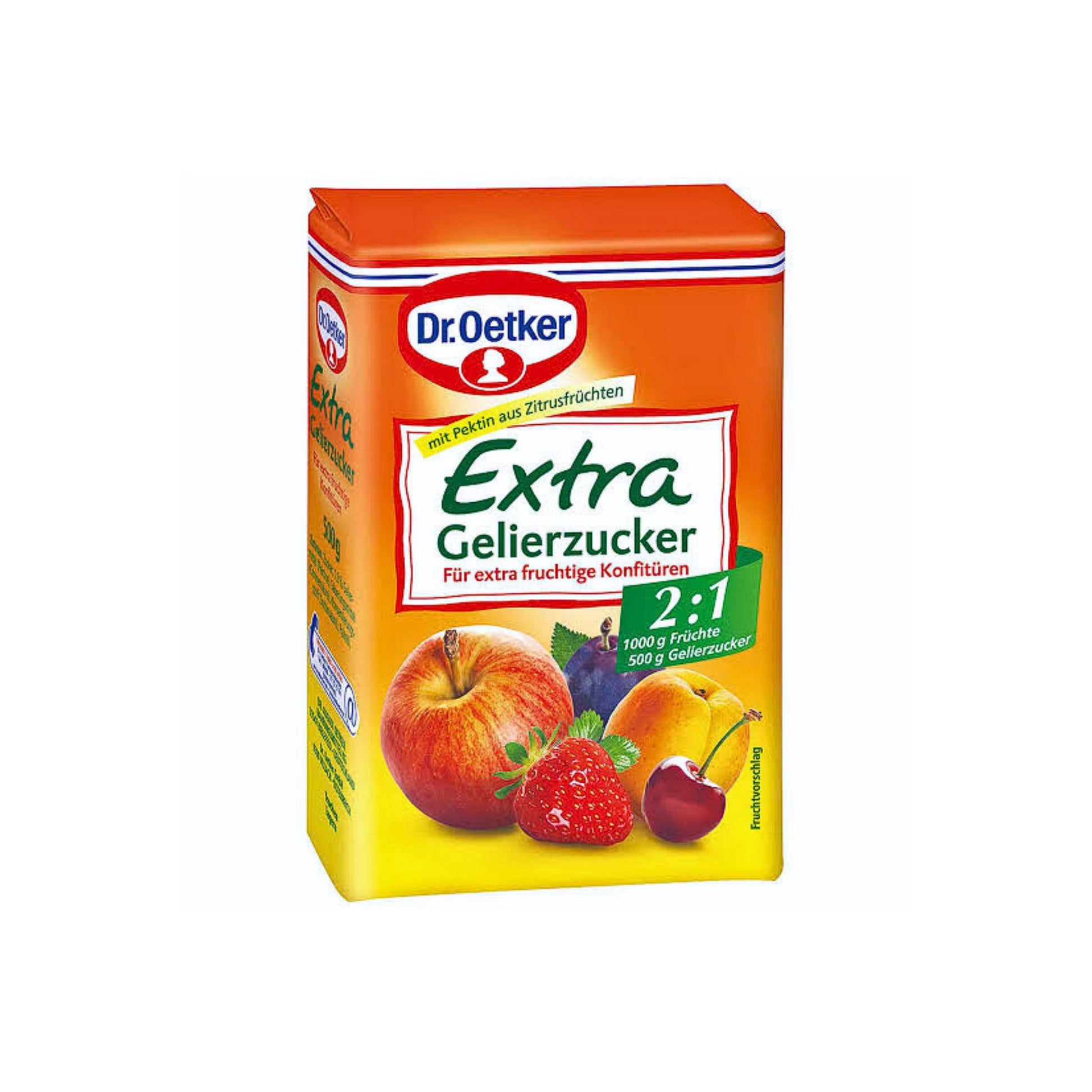 Dr.Oetker Extra Gelierzucker 2:1 500g foodpipe [Lebensmittel-Lieferservice Rostock]