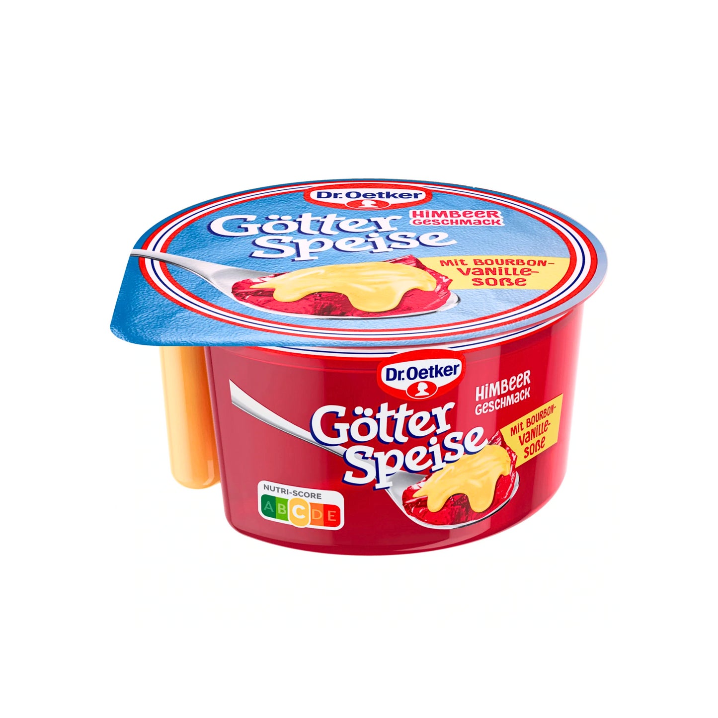 Dr.Oetker Götterspeise Waldmeister mit Bourbon-Vanille Sosse 160g foodpipe [Lebensmittel-Lieferservice Rostock]