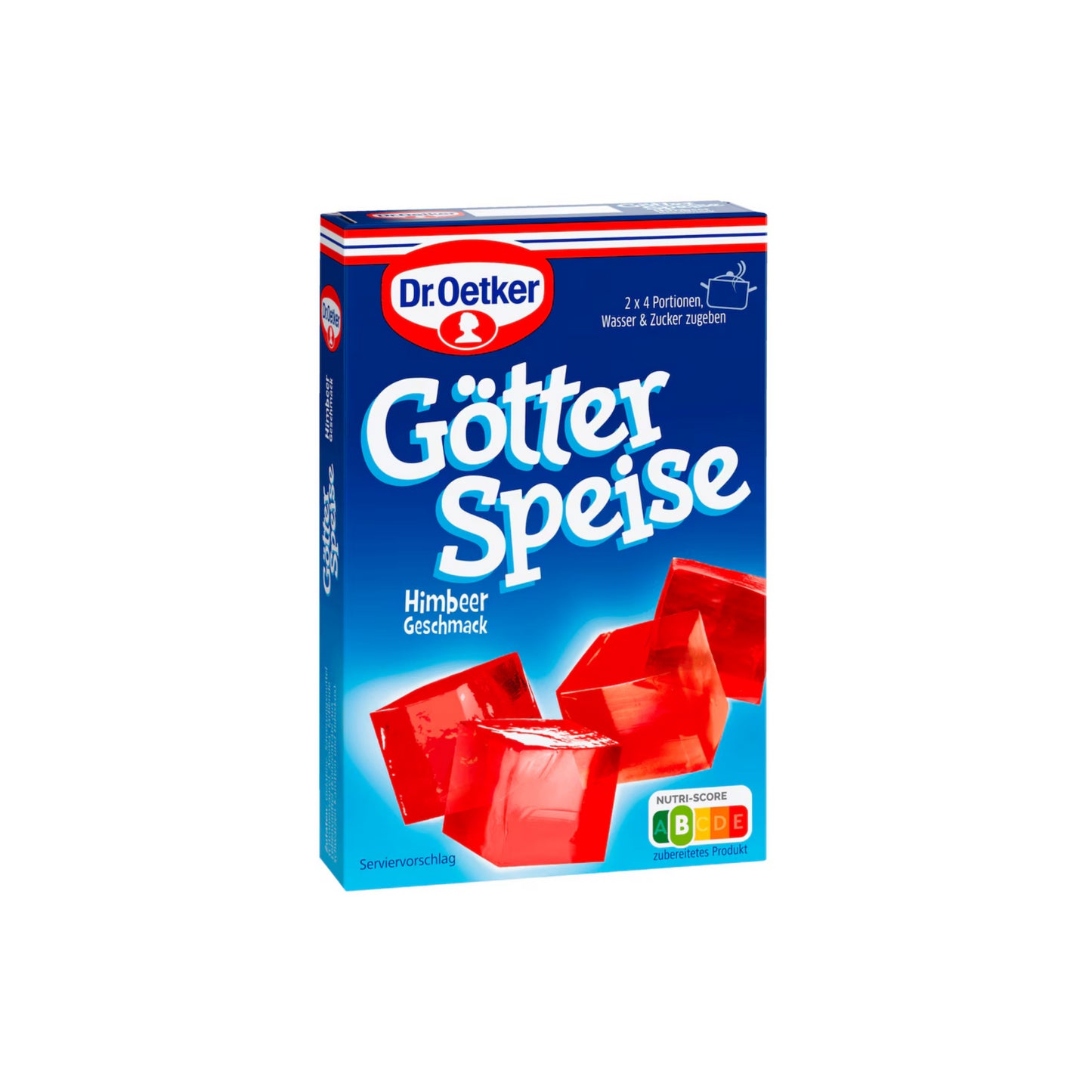 Dr.Oetker Götterspeise zum Kochen Himbeer-Geschmack für 1l 26,8g foodpipe [Lebensmittel-Lieferservice Rostock]