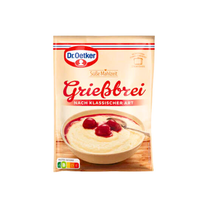Dr.Oetker Grießbrei klassischer Art für 500ml 92g foodpipe [Lebensmittel-Lieferservice Rostock]