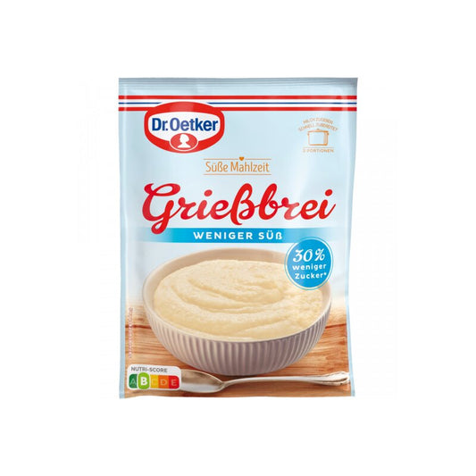 Dr.Oetker Grießbrei weniger süß für 500ml 76g foodpipe [Lebensmittel-Lieferservice Rostock]