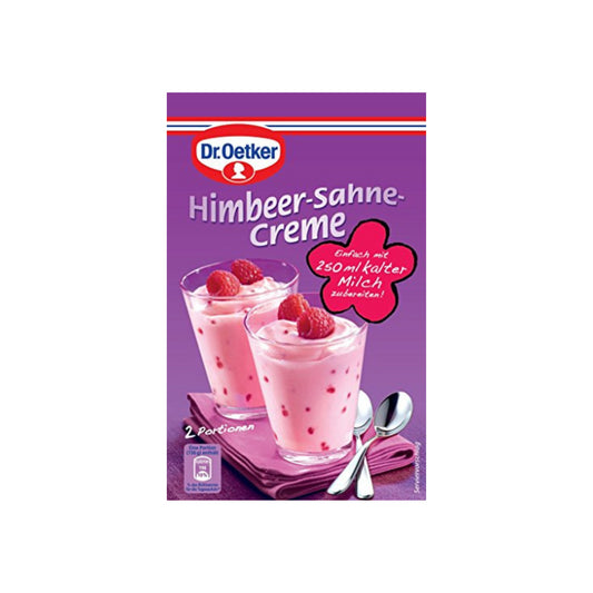 Dr.Oetker Himbeer Sahne Creme für 250ml 62g foodpipe [Lebensmittel-Lieferservice Rostock]