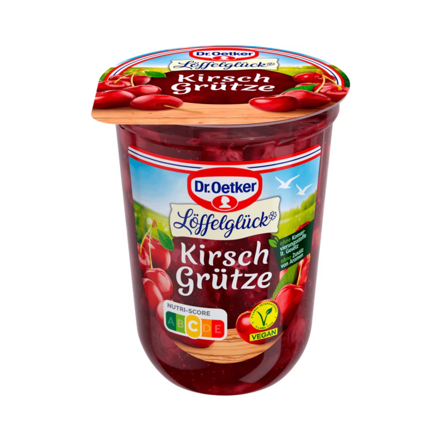 Dr.Oetker Kirsch Grütze 500g foodpipe [Lebensmittel-Lieferservice Rostock]