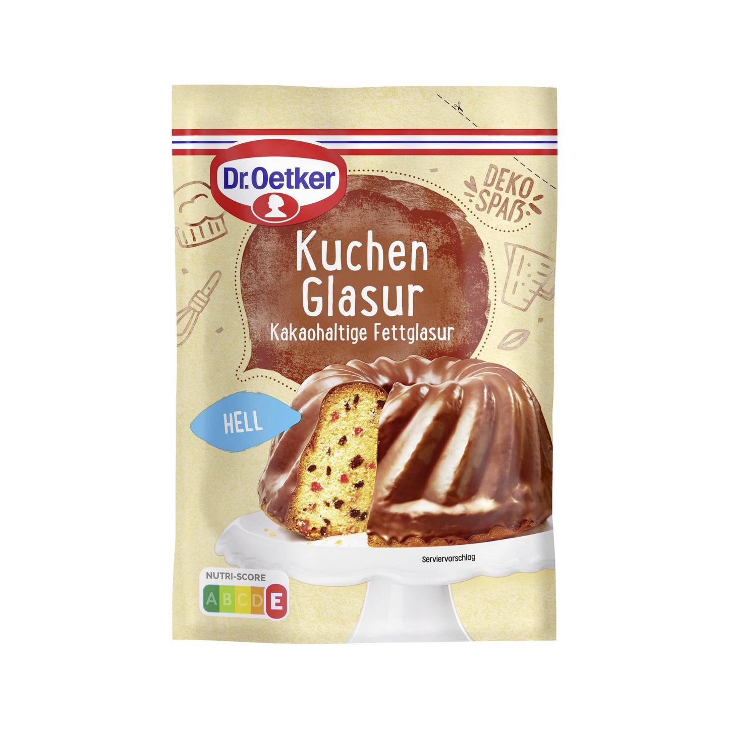 Dr.Oetker Kuchenglasur Hell 150g foodpipe [Lebensmittel-Lieferservice Rostock]