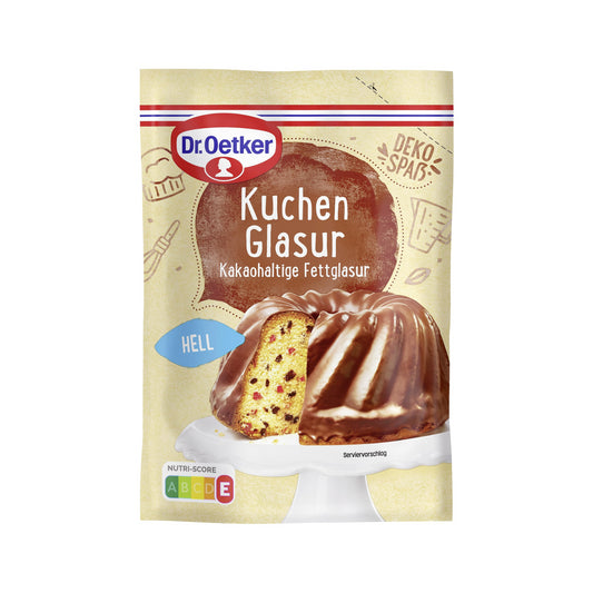 Dr.Oetker Kuchenglasur Hell 150g foodpipe [Lebensmittel-Lieferservice Rostock]