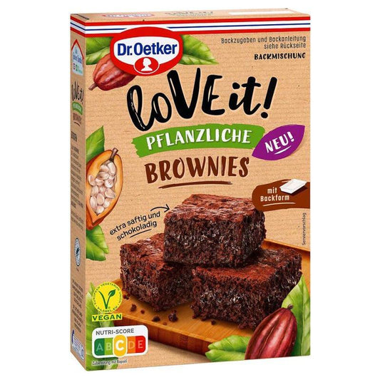 Dr.Oetker LoVE it! Pflanzliche Brownies 480g foodpipe [Lebensmittel-Lieferservice Rostock]