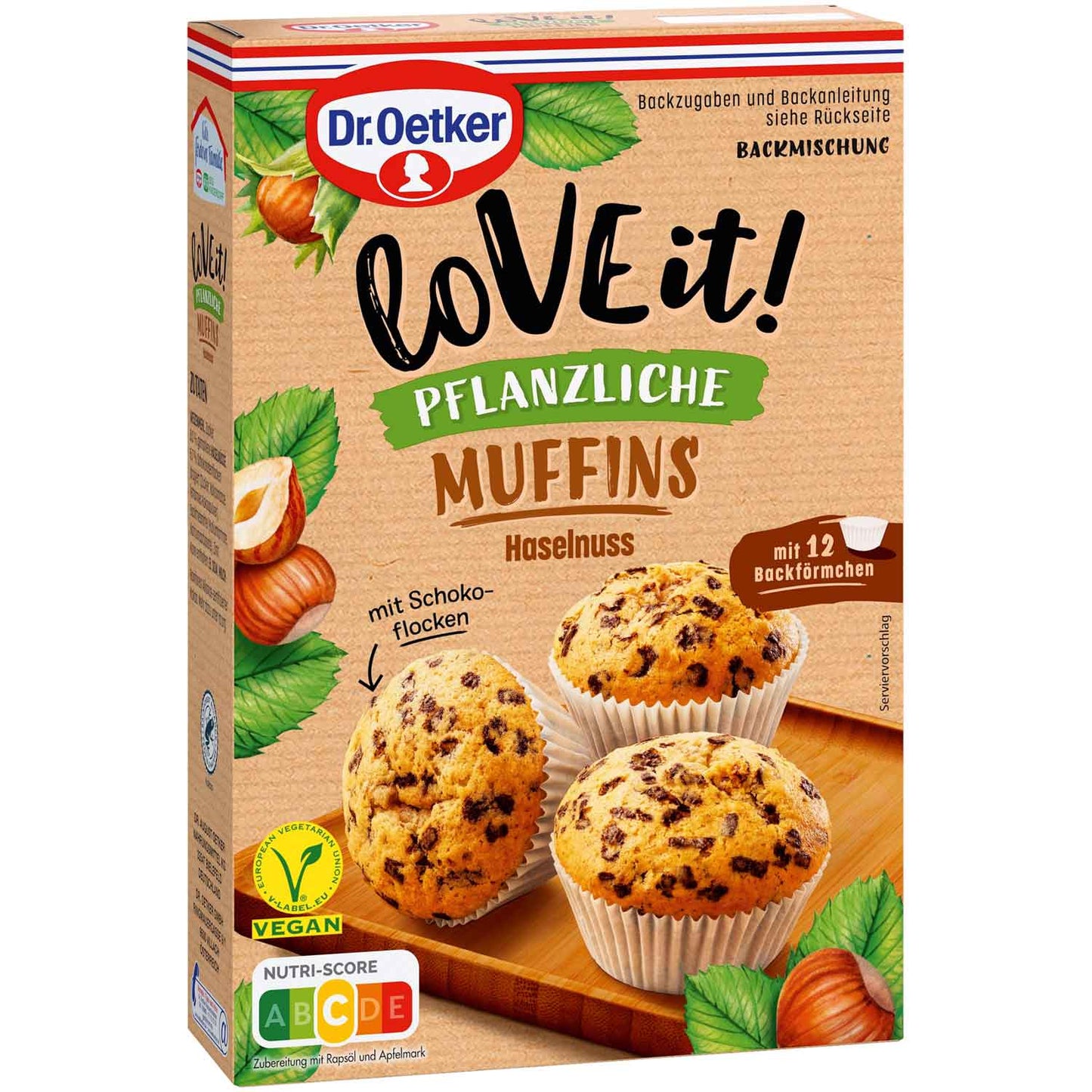 Dr.Oetker LoVE it! Pflanzliche Muffins 435g foodpipe [Lebensmittel-Lieferservice Rostock]