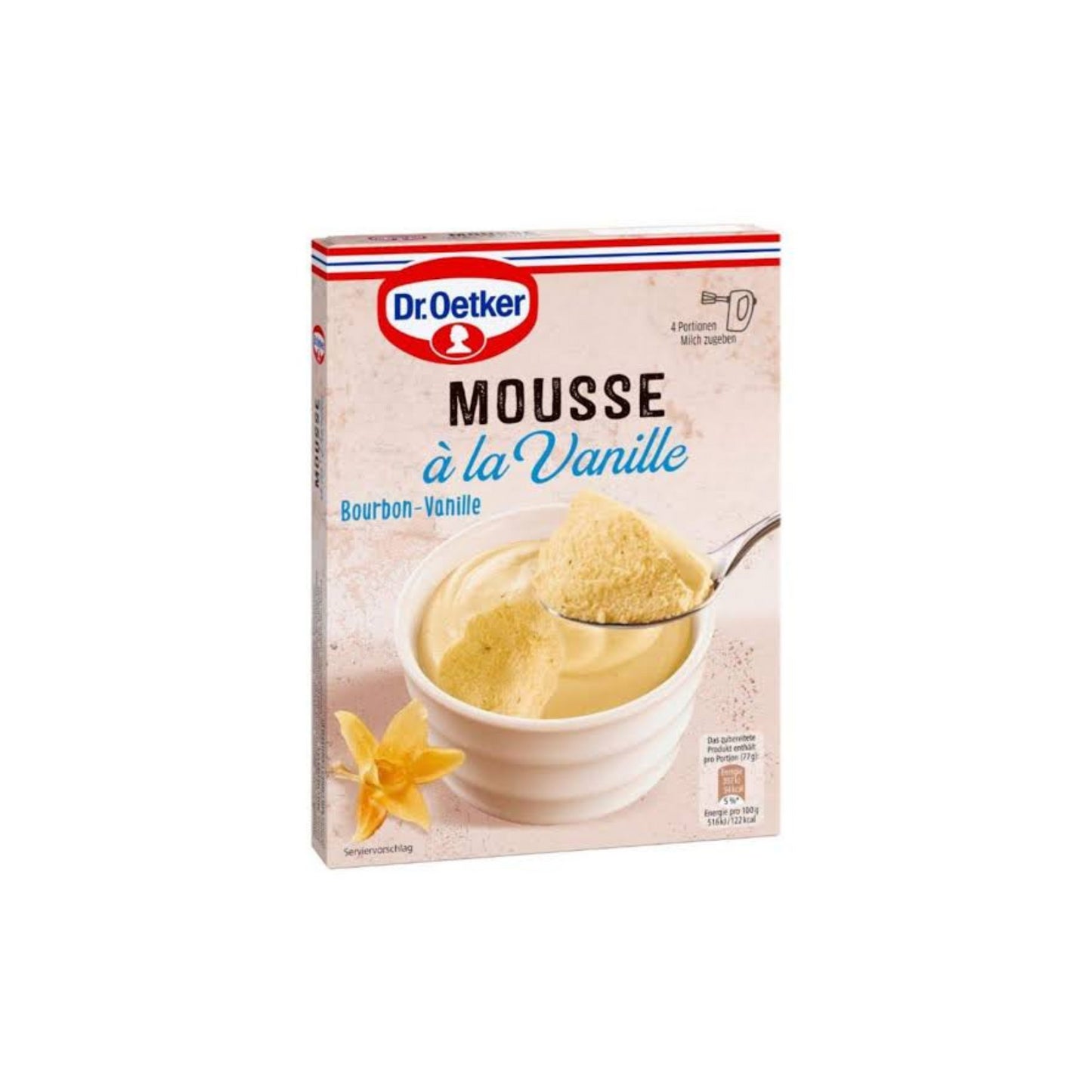 Dr.Oetker Mousse a la Vanille für 250ml 60g foodpipe [Lebensmittel-Lieferservice Rostock]