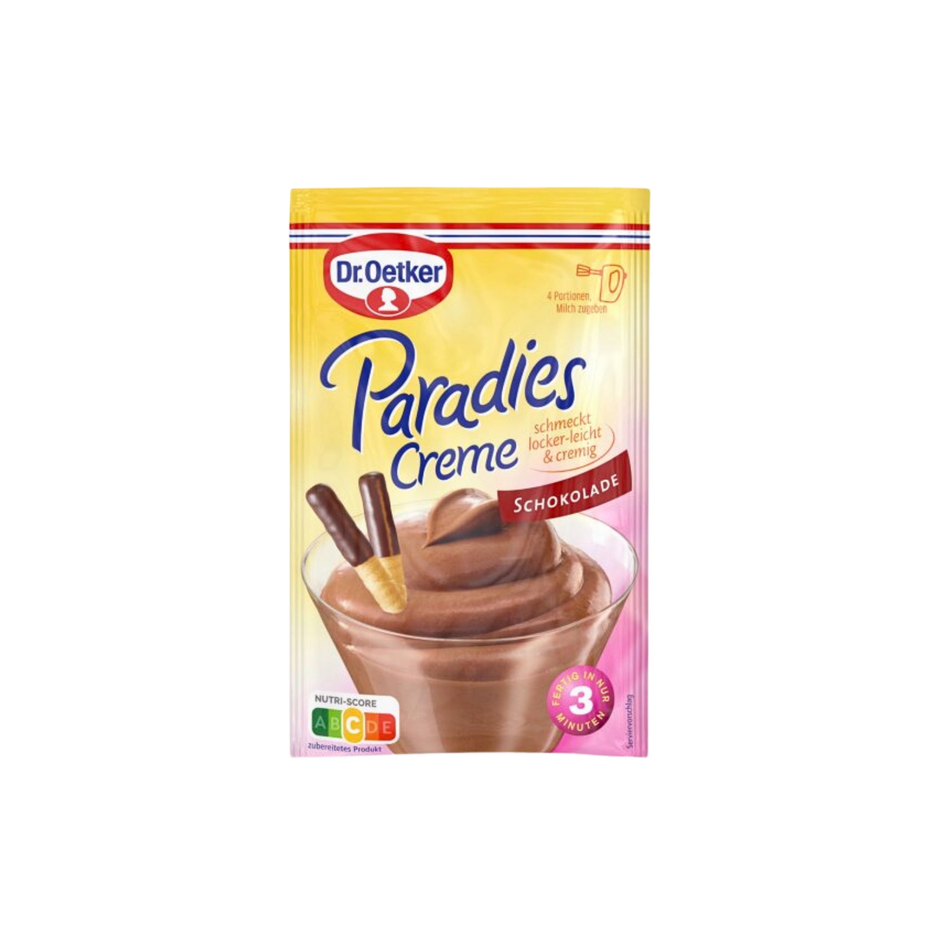 Dr.Oetker Paradies Creme Schokolade für 300ml 74g foodpipe [Lebensmittel-Lieferservice Rostock]