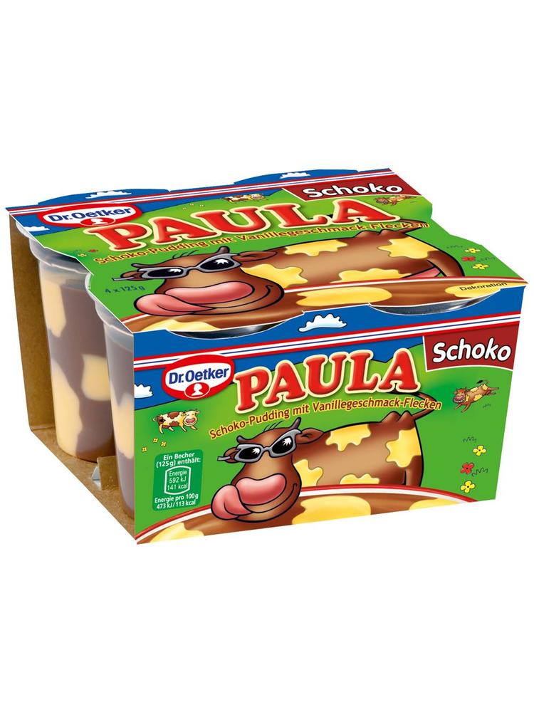 Dr.Oetker Paula Vanille mit Schoko 4x125g foodpipe [Lebensmittel-Lieferservice Rostock]