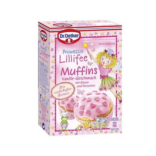 Dr.Oetker Prinzessin Lillifee Muffins Vanille 397g foodpipe [Lebensmittel-Lieferservice Rostock]