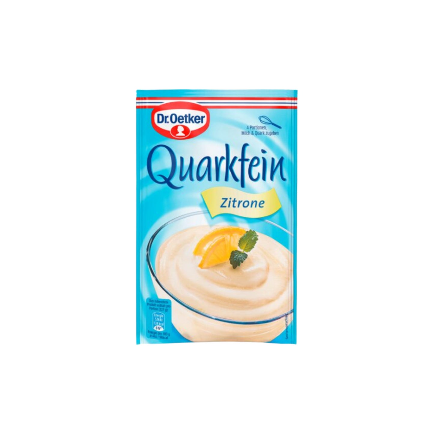 Dr.Oetker Quarkfein Zitrone für 200ml 57g foodpipe [Lebensmittel-Lieferservice Rostock]