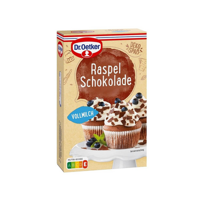 Dr.Oetker Raspelschokolade Zartbitter 100g foodpipe [Lebensmittel-Lieferservice Rostock]