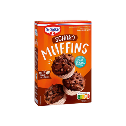 Dr.Oetker Schoko Muffins 345g foodpipe [Lebensmittel-Lieferservice Rostock]